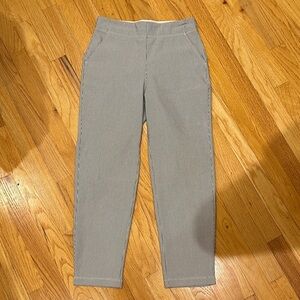 Blue & White Striped Pants